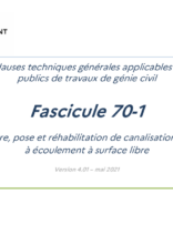 Fascicule 70-I_Canalisations à écoulement surface libre
